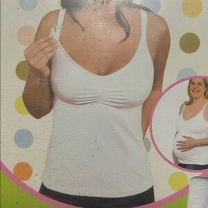 Bravado White Nursing and Maternity Tank NIP 36D/E (DD)